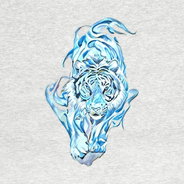 Blue tiger by Shenron